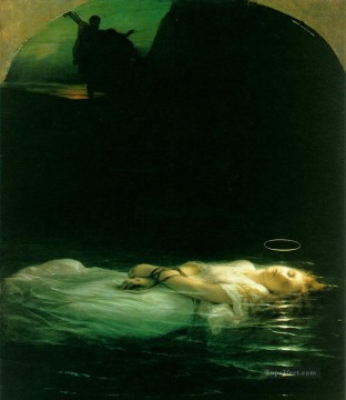  Hippolyte Oil Painting - ophelia Hippolyte Delaroche